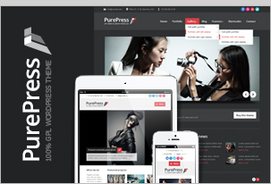 PurePress - Responsive & Retina-Ready-Portfolio WordPress Template