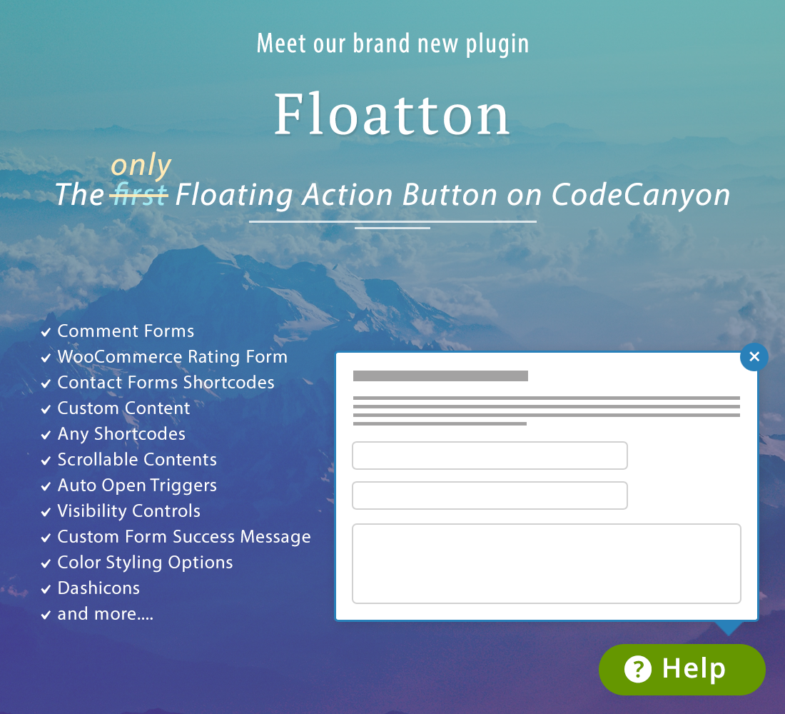 Klebrige Floating Action Buttons für WordPress