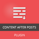 Inhalt nach Post WordPress Plugin