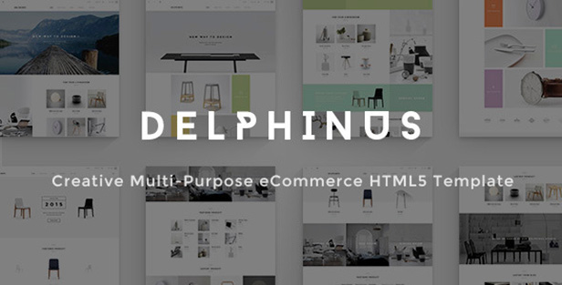 Delphinus - Kreativer vielseitiger eCommerce HTML5