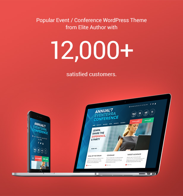 Eventerra - Event Konferenz WordPress Template