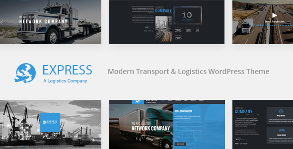 EXPRESS - Modernes Transport & Logistik WordPress Vorlage