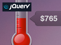 jQuery Zielthermometer