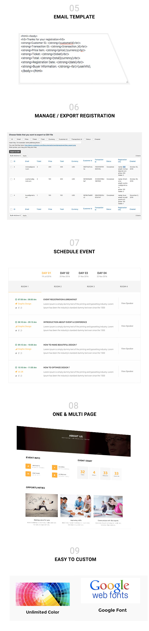 MitUp Event Konferenz WordPress Template