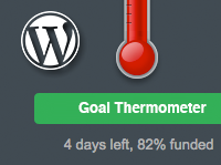 WordPress Ziel-Thermometer