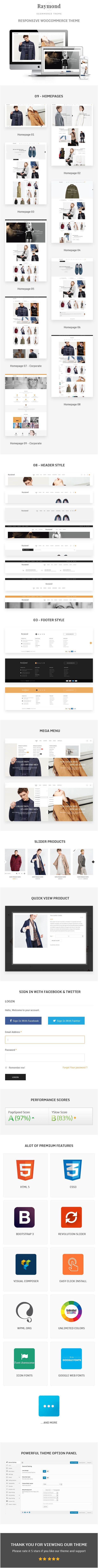 Raymond WordPress Layout