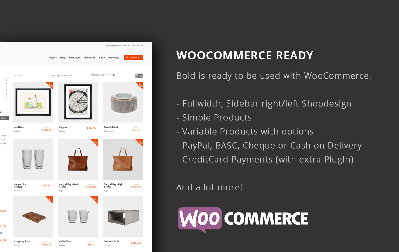 WooCommerce bereit