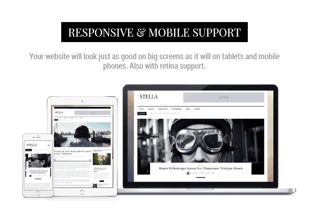 Responsive und mobile Unterstützung