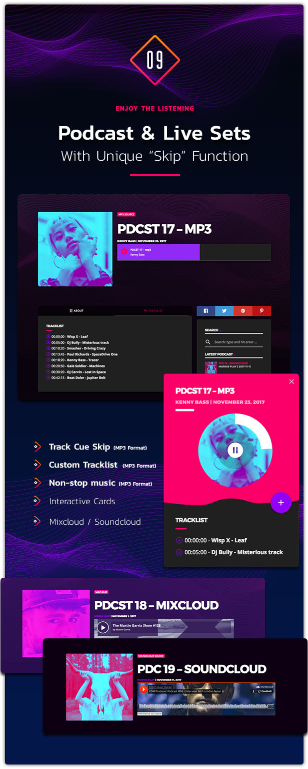 Kentha Musik WordPress Layout 10