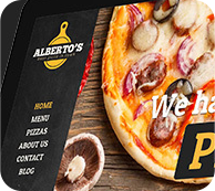 Albertos Pizza WordPress-Vorlage