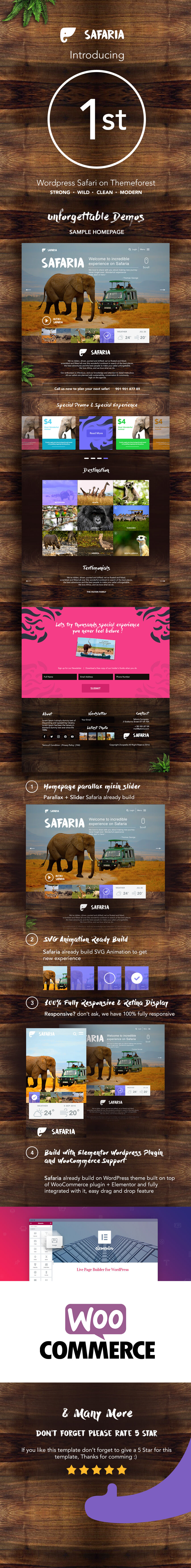 Safaria - Safari- und Zoo-WordPress-Themes