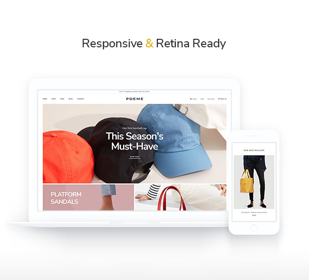 Retina WooCommerce-Designs