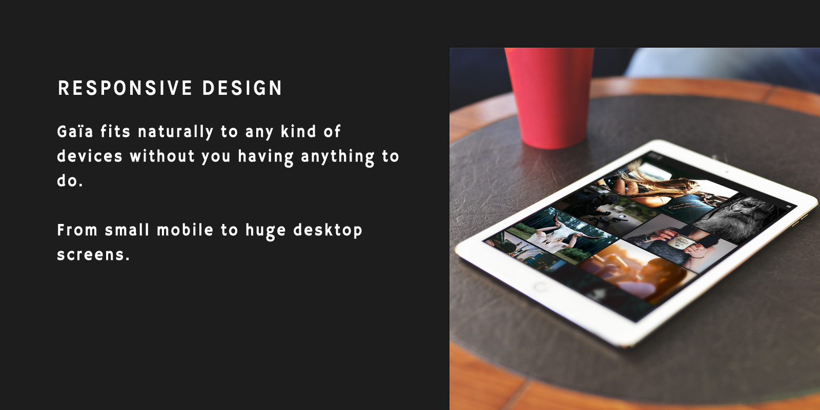 Responsive Mobile Tablet Desktop