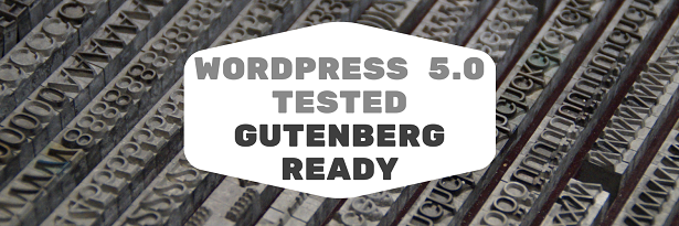 WordPress 5.0 & Gutenberg fertig