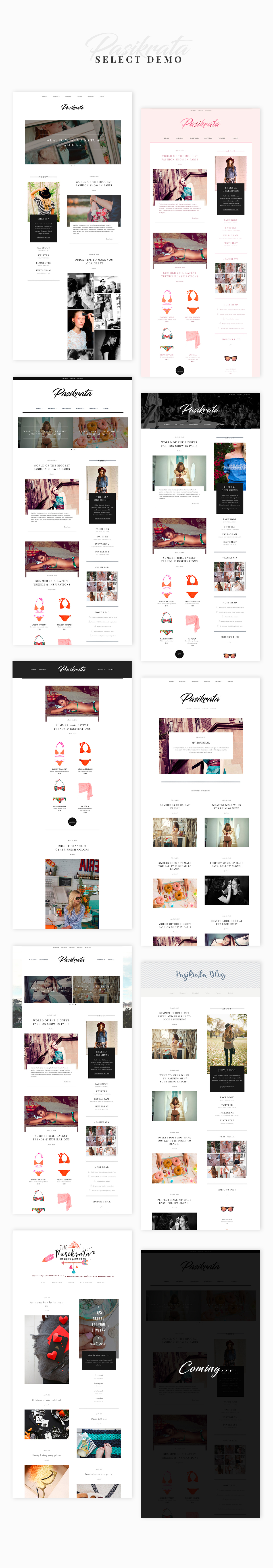 Pasikrata - Blog und Magazin WordPress-Template - 1