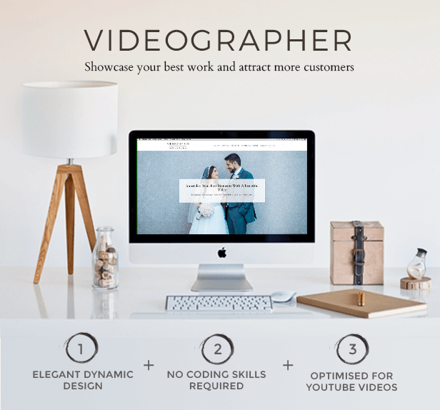 Videographer - Videoproduktion WordPress Layout - 1