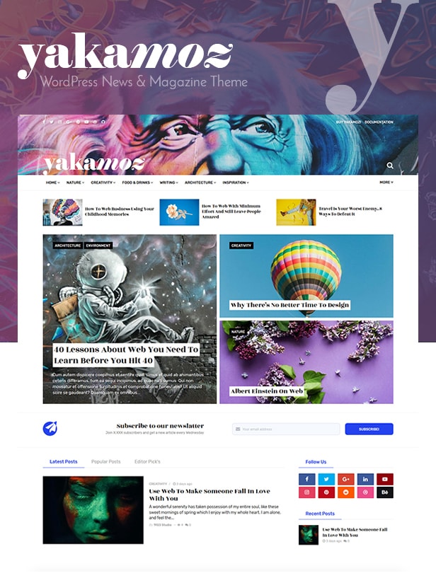 Yakamoz - WordPress Magazine News Vorlage