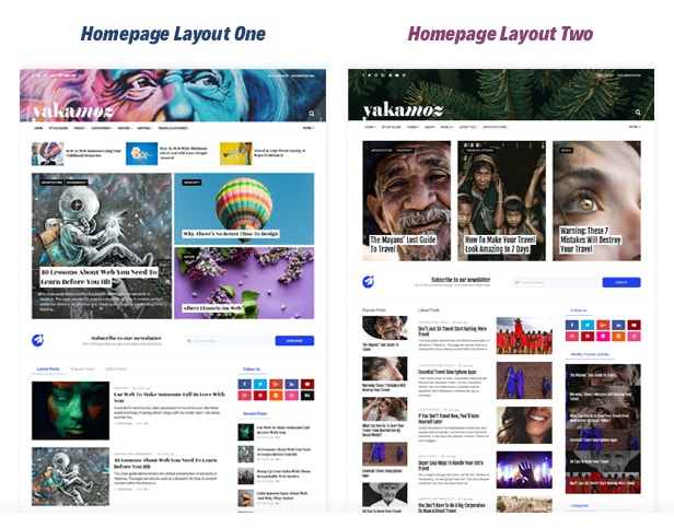 Yakamoz - WordPress Magazine News Vorlage