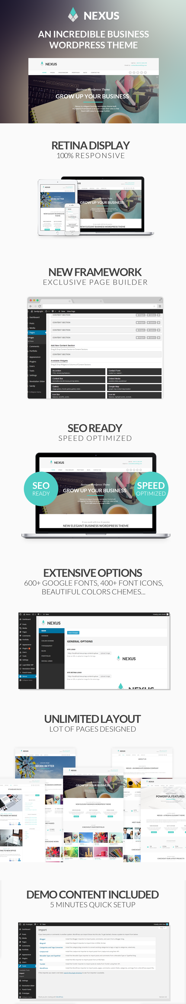 Nexus - Elegantes Business-WordPress-Template - 1