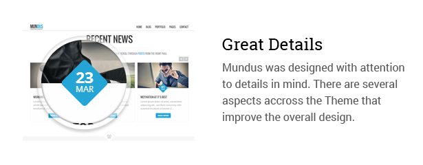 Mundus - Ein Business One Page WordPress Vorlage - 6