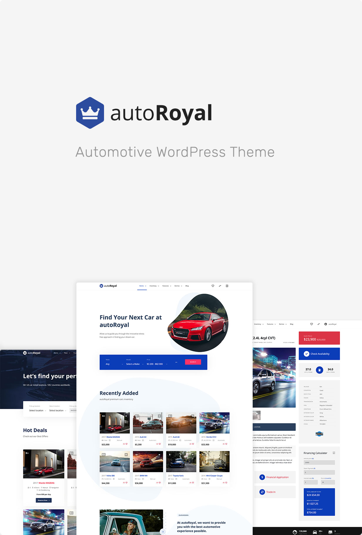 autoRoyal - Automotive WordPress Layout - 4