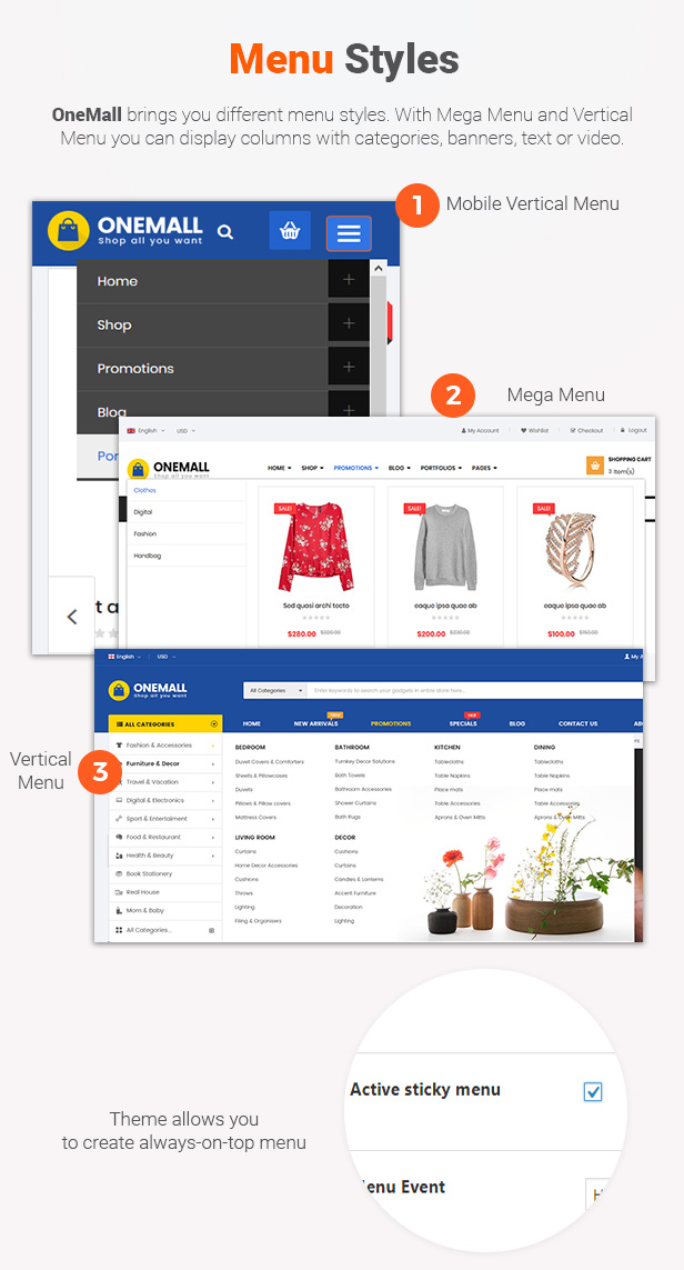 SW OneMall - WooCommerce Layout