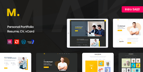 Mak Personliches Portfolio Und Resume Wordpress Template Agentur Zweigelb