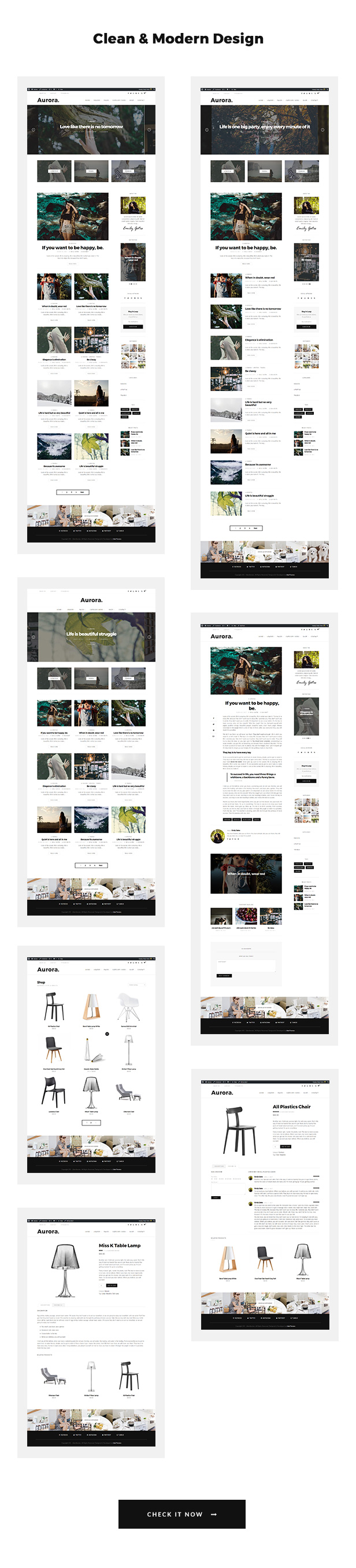 Aurora - Lifestyle Blog und Shop WordPress Template - 2