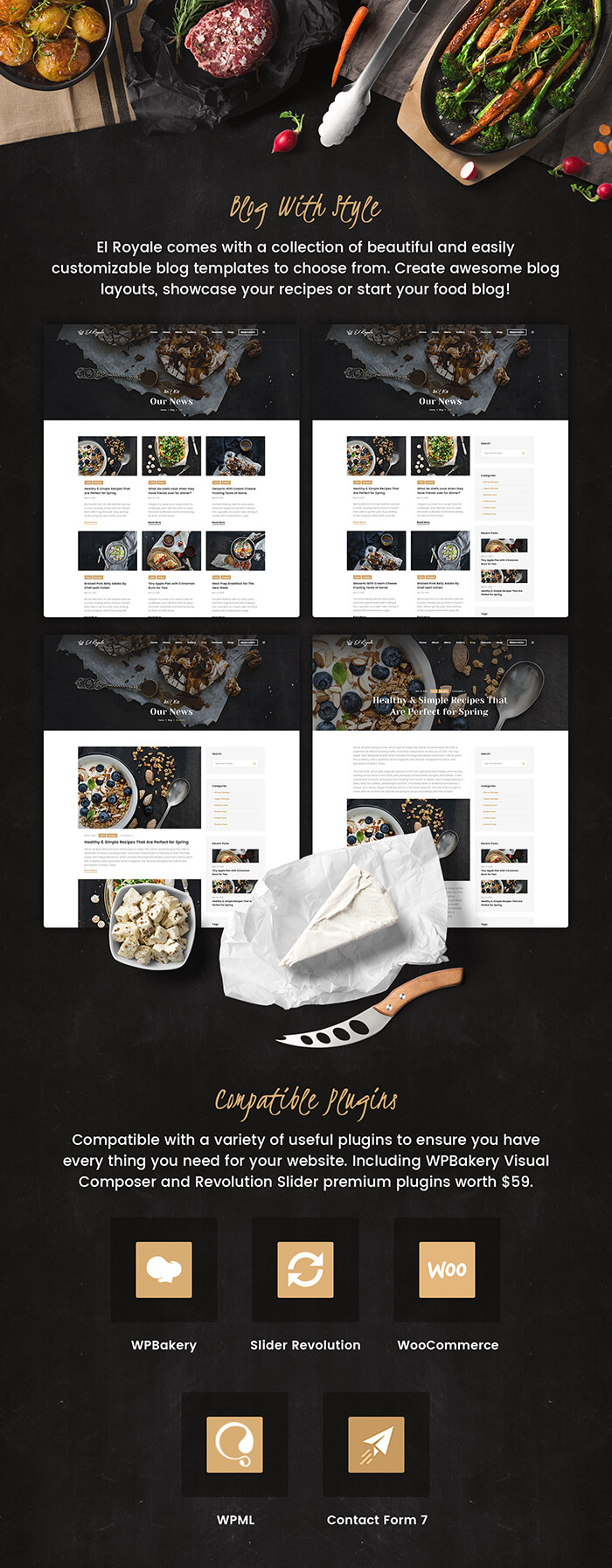 Elroyale - Restaurant & Cafe WordPress Vorlage - 6