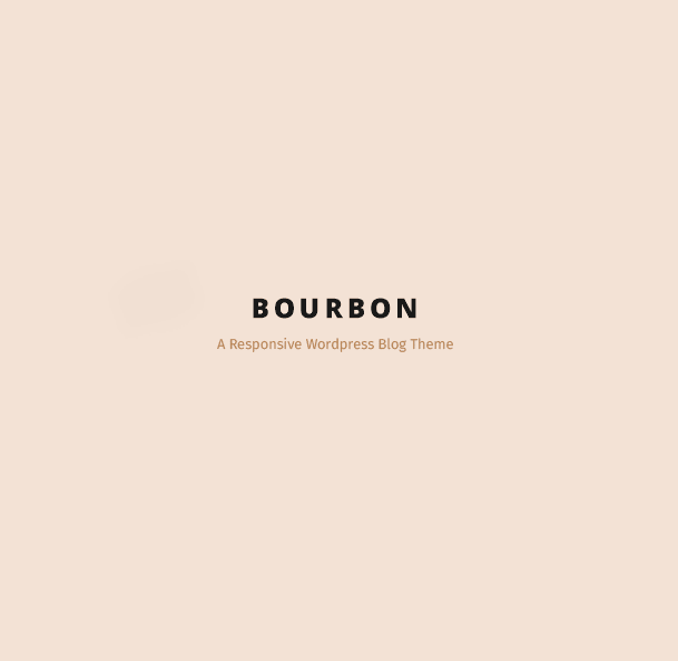 Bourbon - Responsive WordPress Blog Layout - 2