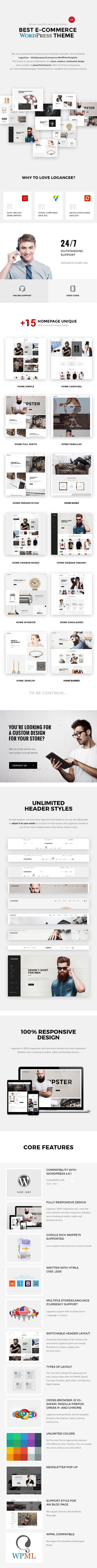 Logancee - Vielseitiges Woocommerce-Template für E-Commerce-Geschäfte - 1