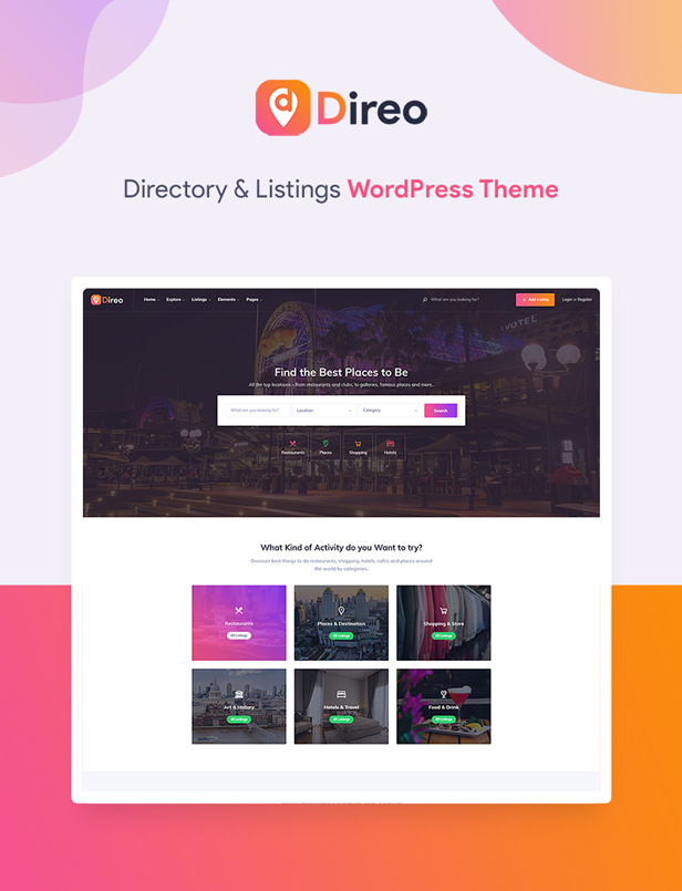 Direo - Verzeichnis & Listing WordPress Theme - 2