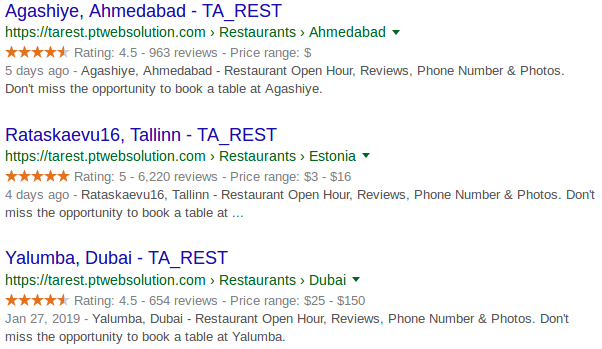 Tripadvisor Restaurants Plugin - 2