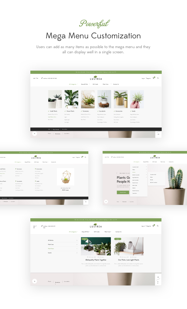 Lustria - Mehrzweckpflanzengeschäft WordPress Theme - 16