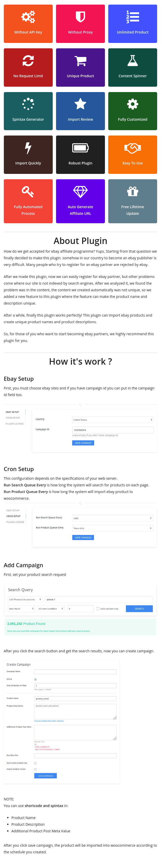 Ebay2Woo - Import von Ebay-Produkten in Woocommerce ohne API - 1