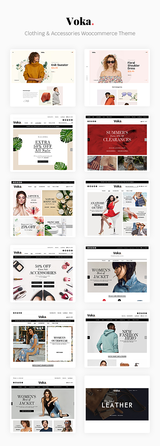 Voka - Mode & Accessoires WooCommerce Theme - 1