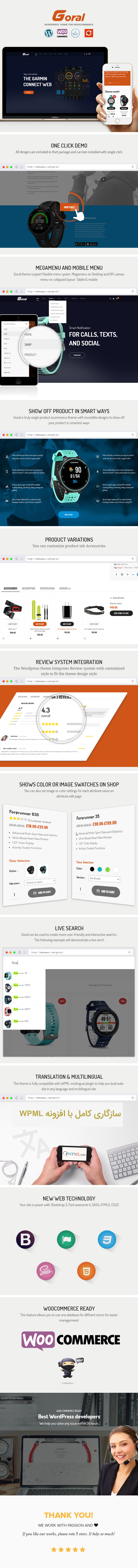 Goral SmartWatch - Einzelprodukt Woocommerce WordPress Theme - 1