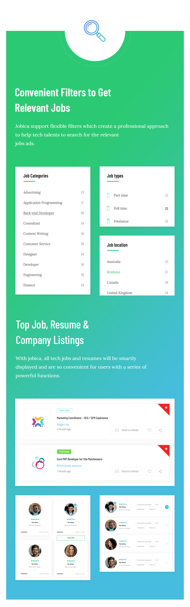 TopCareer - Jobbörse WordPress Theme - 3