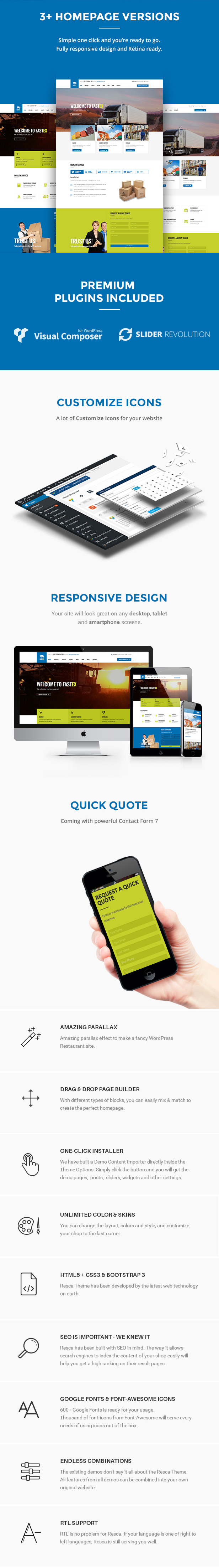 Transport & Logistik WordPress-Theme