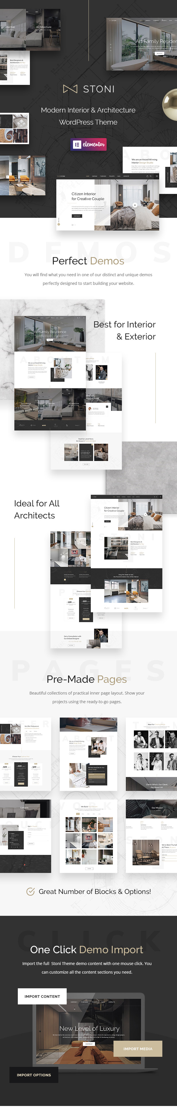 Stoni - Architekturagentur WordPress Theme - 1