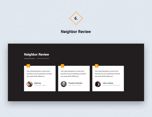 Nachbar Überprüfung in HouseSang Single Property WordPress Theme