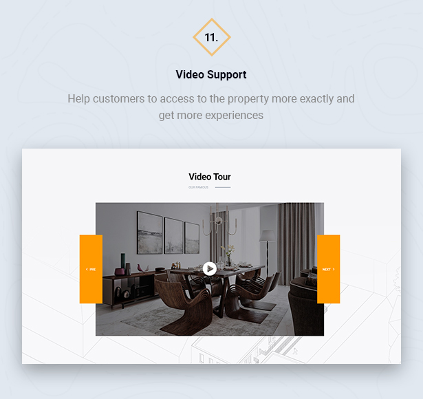 Video-Tour in HouseSang Single Property WordPress Theme