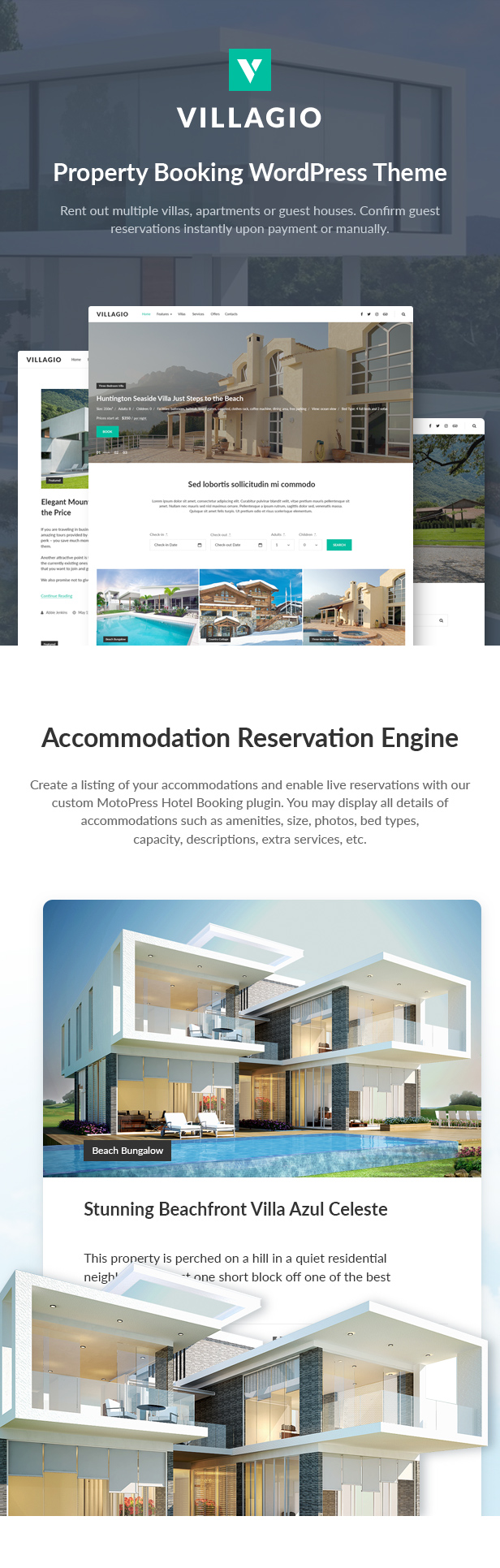 Villagio - Immobilienvermietung WordPress Theme - 2