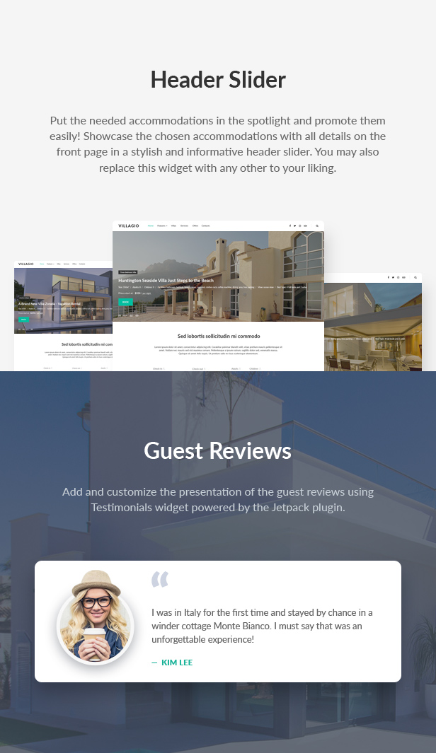 Villagio - Immobilienvermietung WordPress Theme - 8