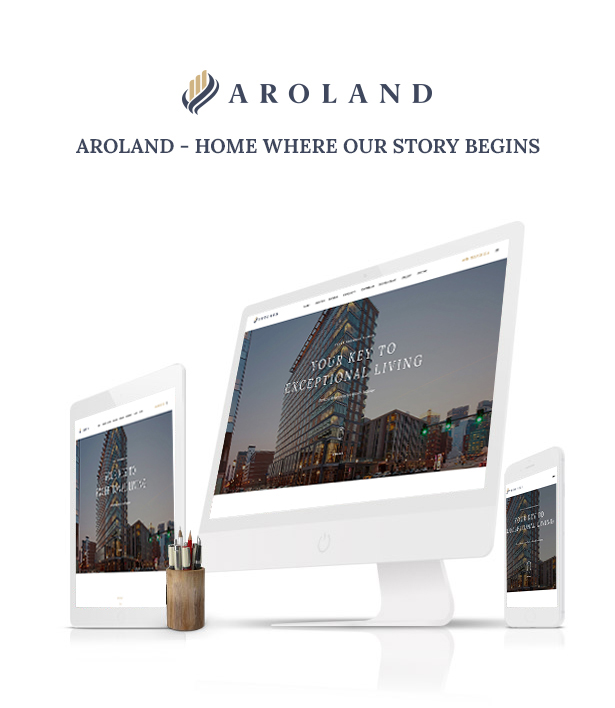 Aroland ist eine Single Property Landing Page