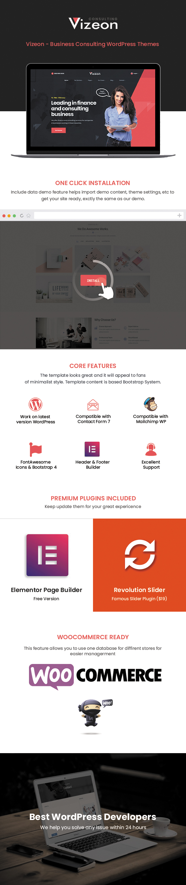 Vizeon WordPress Theme