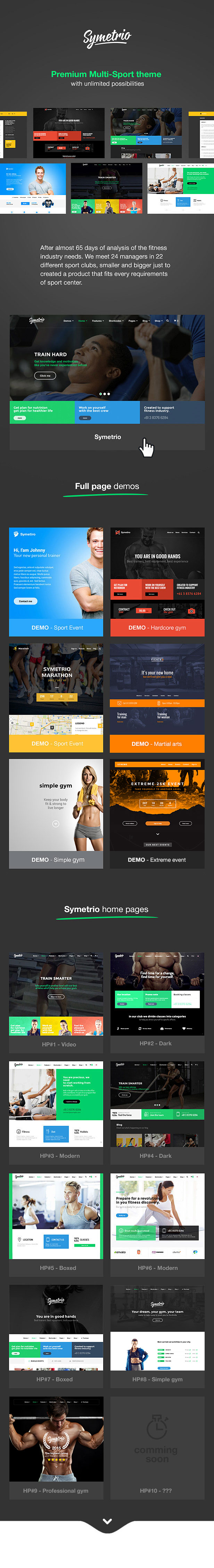 Symetrio - Gym & Fitness WordPress Theme - 3