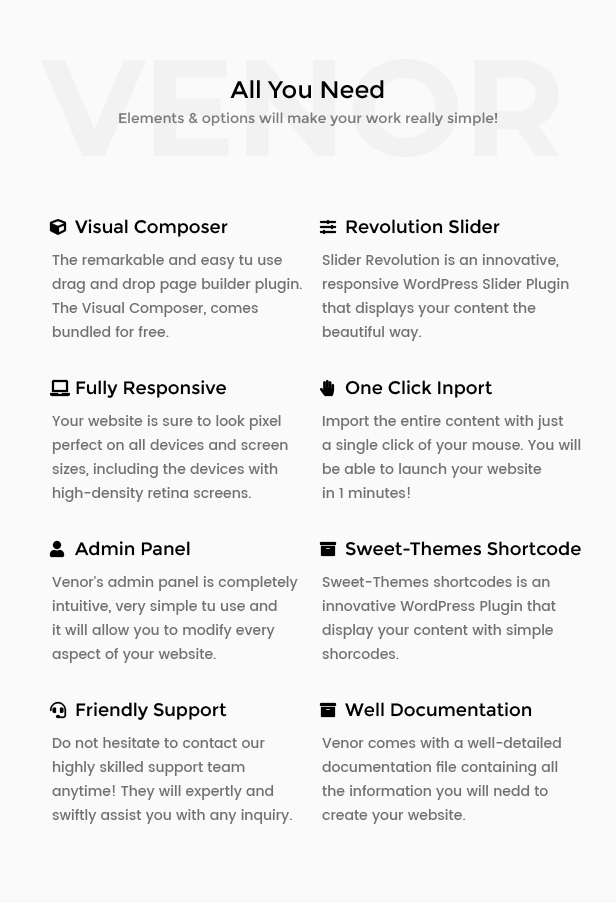 Venor - Unternehmensberatung WordPress Theme - 3