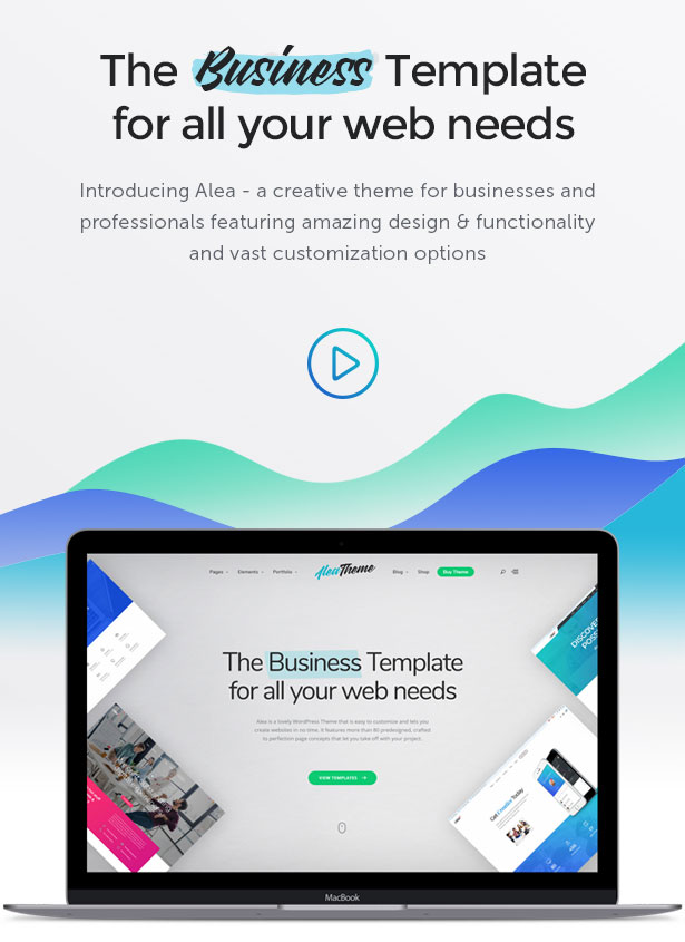 Alea - Business Mehrzweck WordPress Theme - 1