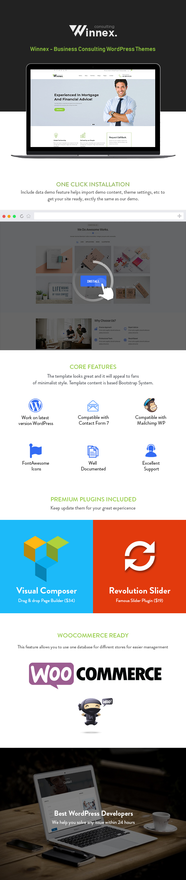 Winnex WordPress Theme